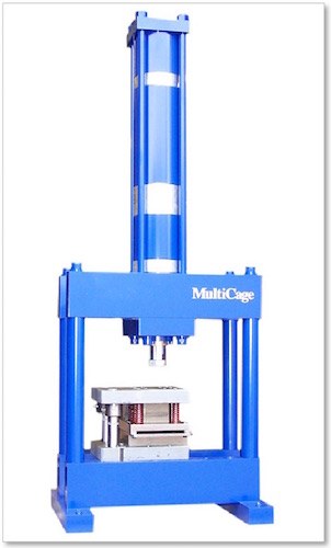 30 Ton DL Station w/ Multicage - Multicyl cylinders for hole punching & tube piercing
