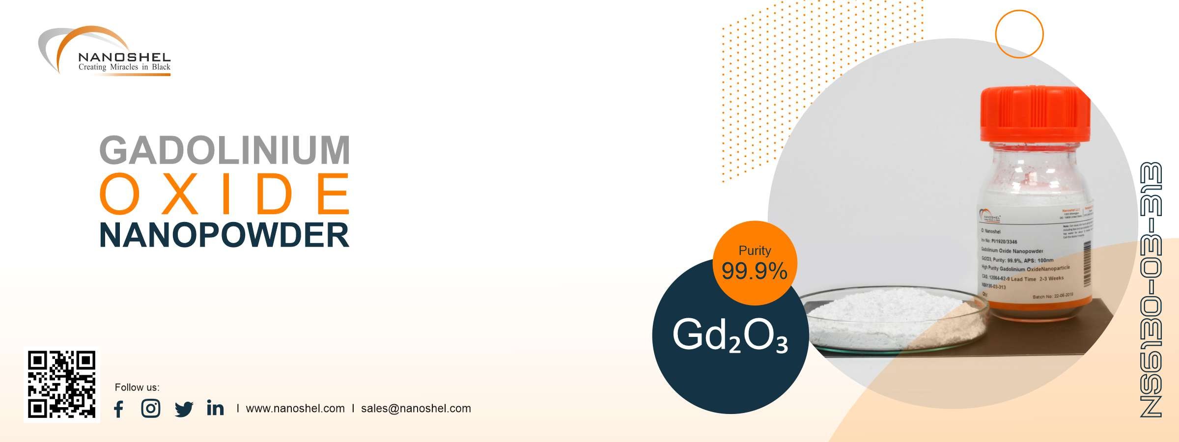 Gadolinium Oxide Nanparticles Less Price