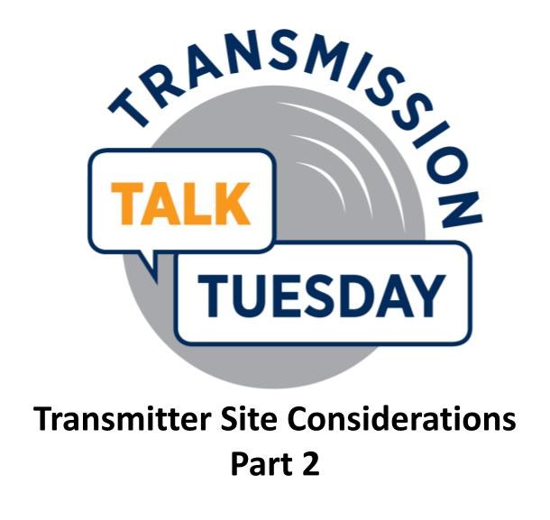 Transmitter Site Considerations 2: Air Handling and Cooling