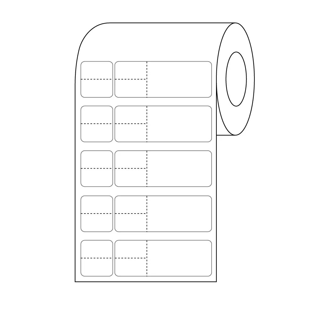 1 3/16″ x 4 3/32″ Misys / Sunquest – Multi Set Label (MSL) – Perf-Cut – Nev's Ink, In