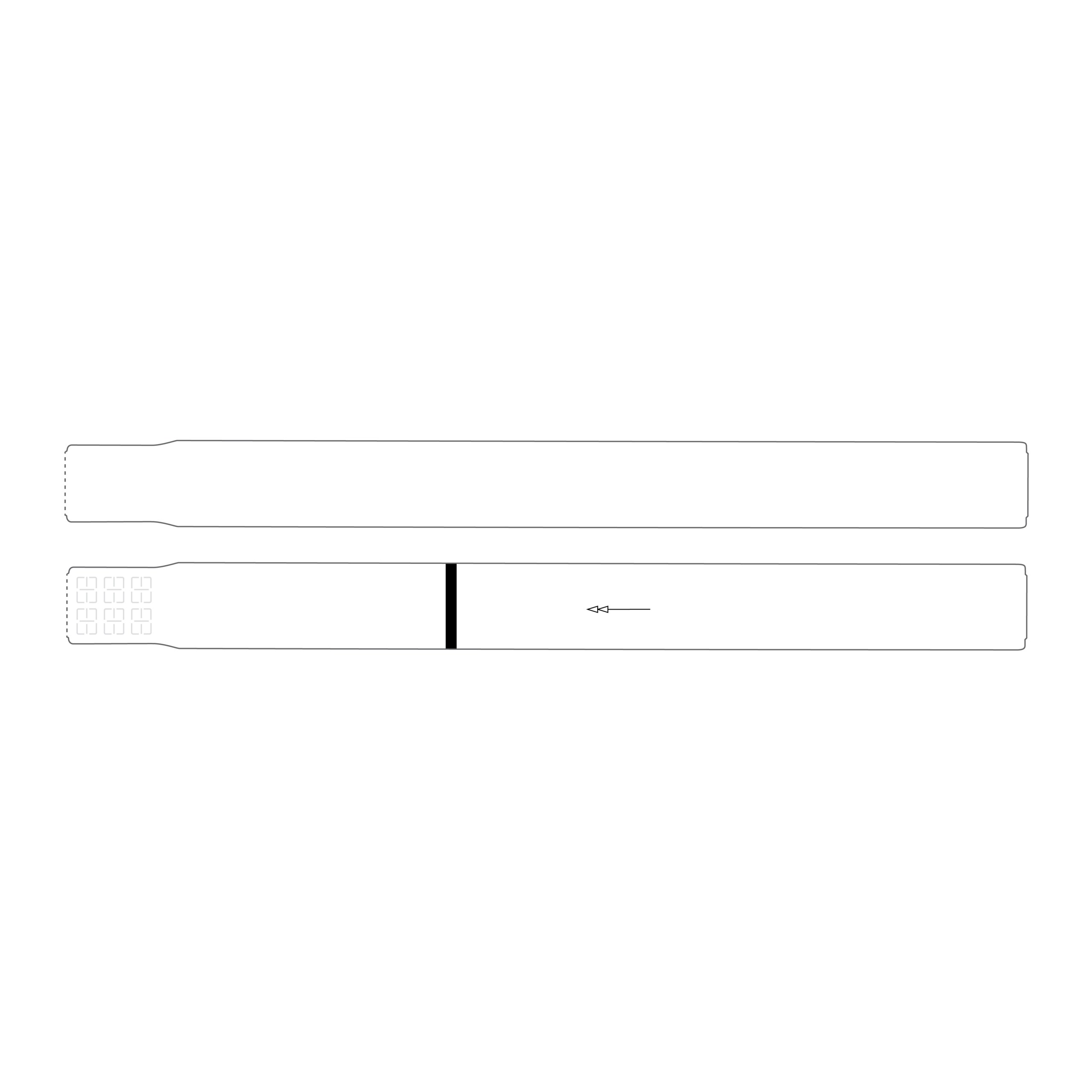 Adult Admitting Wristband with Black Bar – Nev's Ink, Inc.
