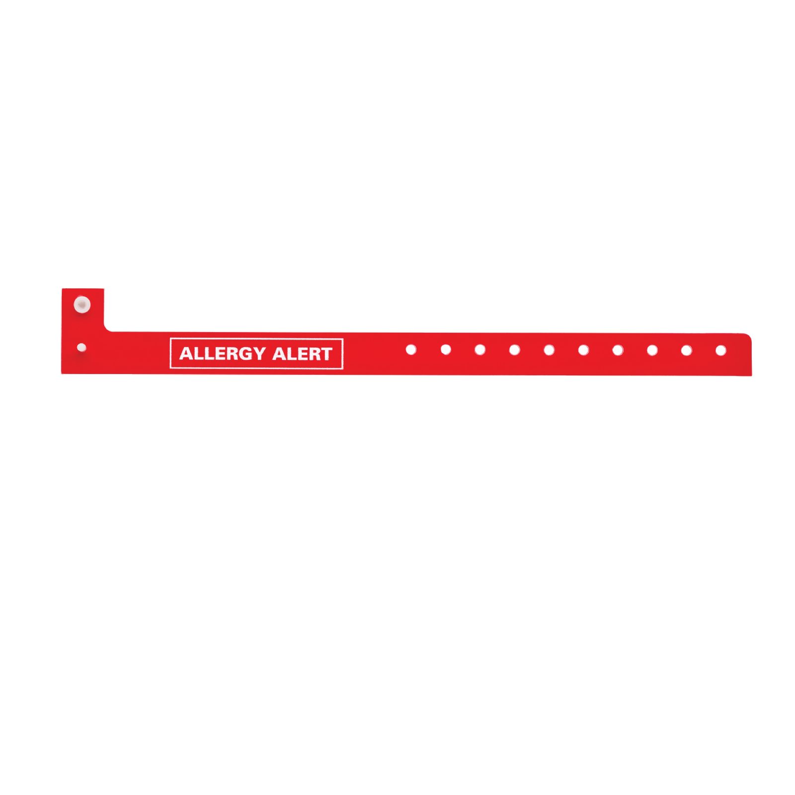 Adult Poly Snap Closure Wristband ‘Allergy Alert’ – Nev's Ink, Inc.