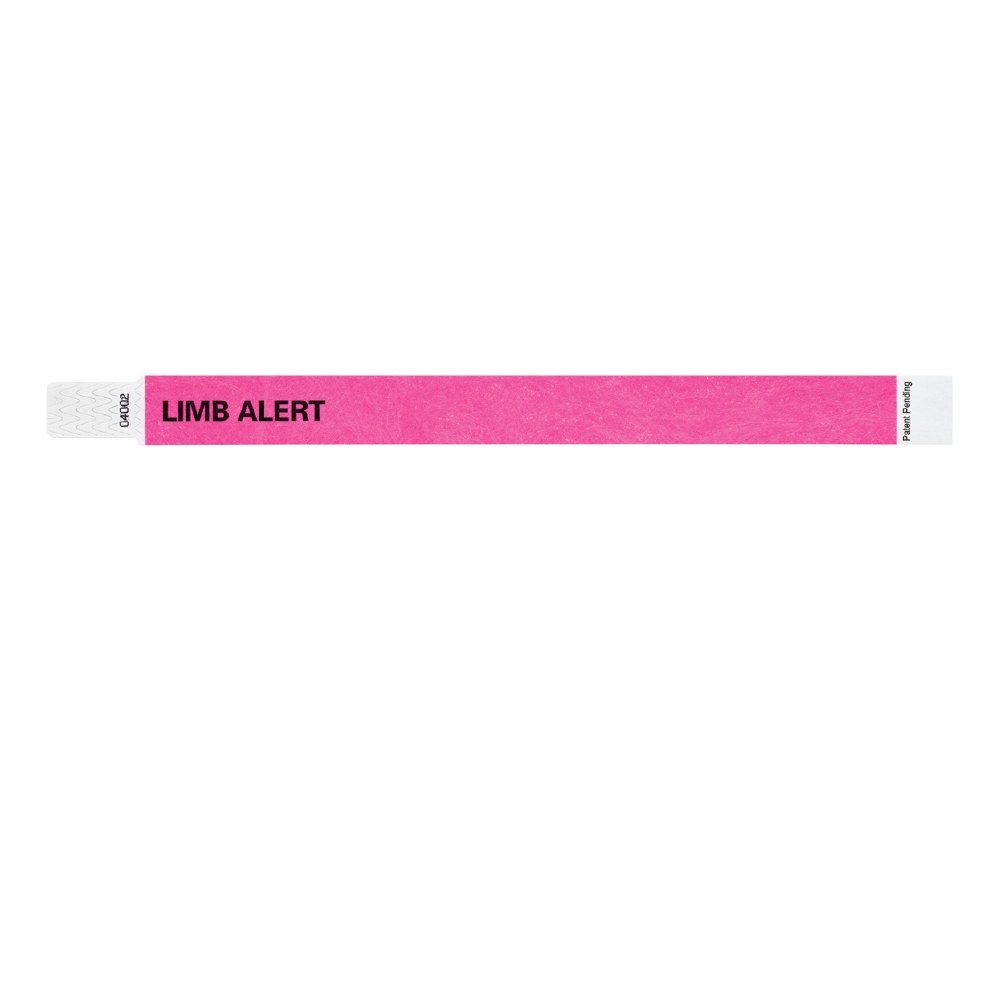 Adult Tyvek Wristband ‘Limb Alert’ – Nev's Ink, Inc.