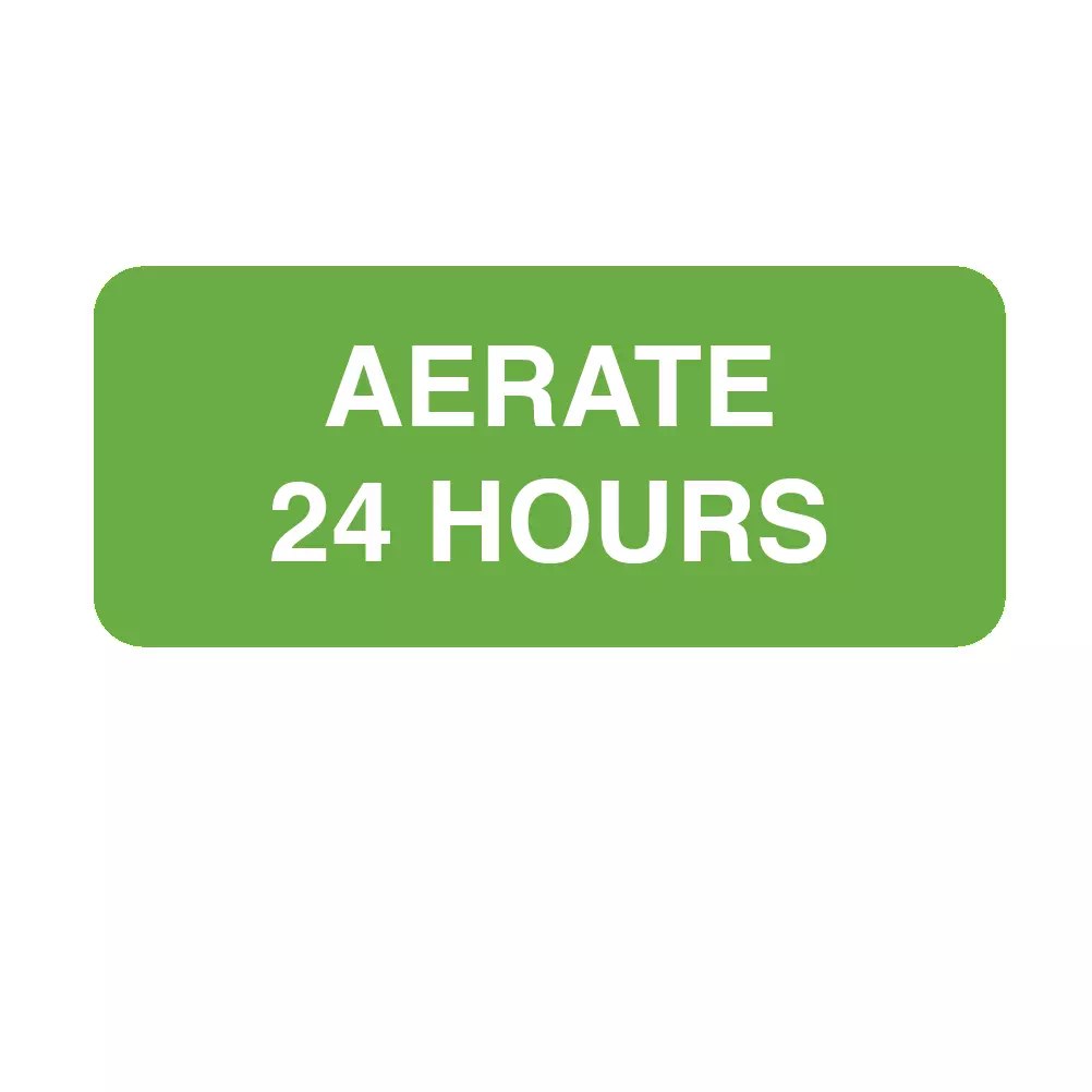 Aerate 24 Hours – Nev's Ink, Inc.