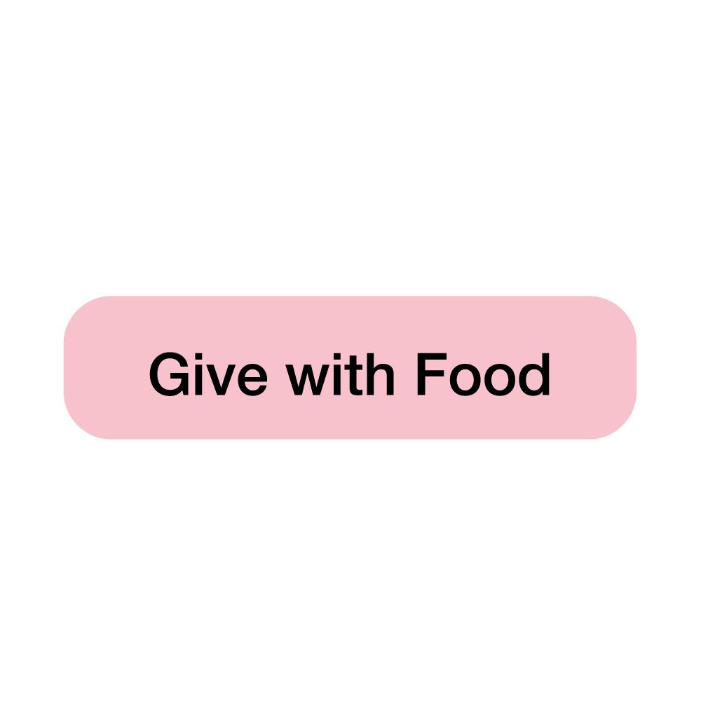 Auxiliary Label, Give with Food – Nev's Ink, Inc.