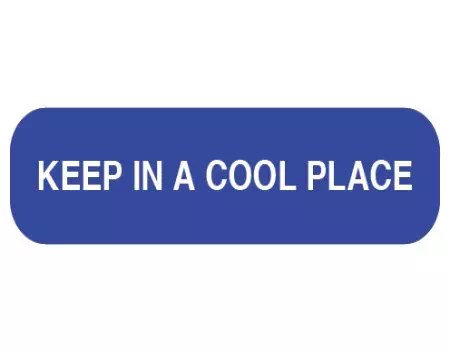 Auxiliary Label, Keep in a Cool Place – Nev's Ink, Inc.