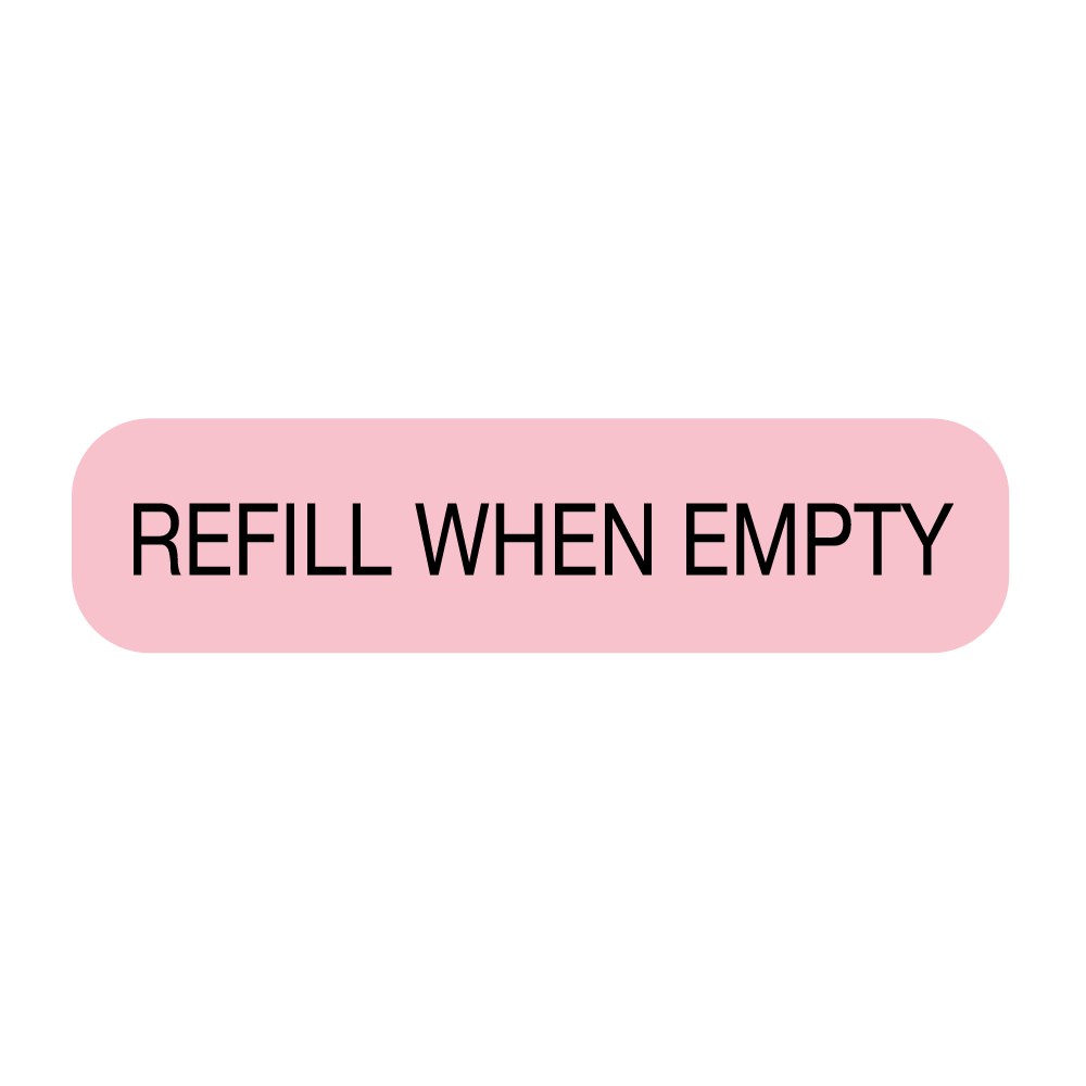 Auxiliary Label, Refill When Empty – Nev's Ink, Inc.