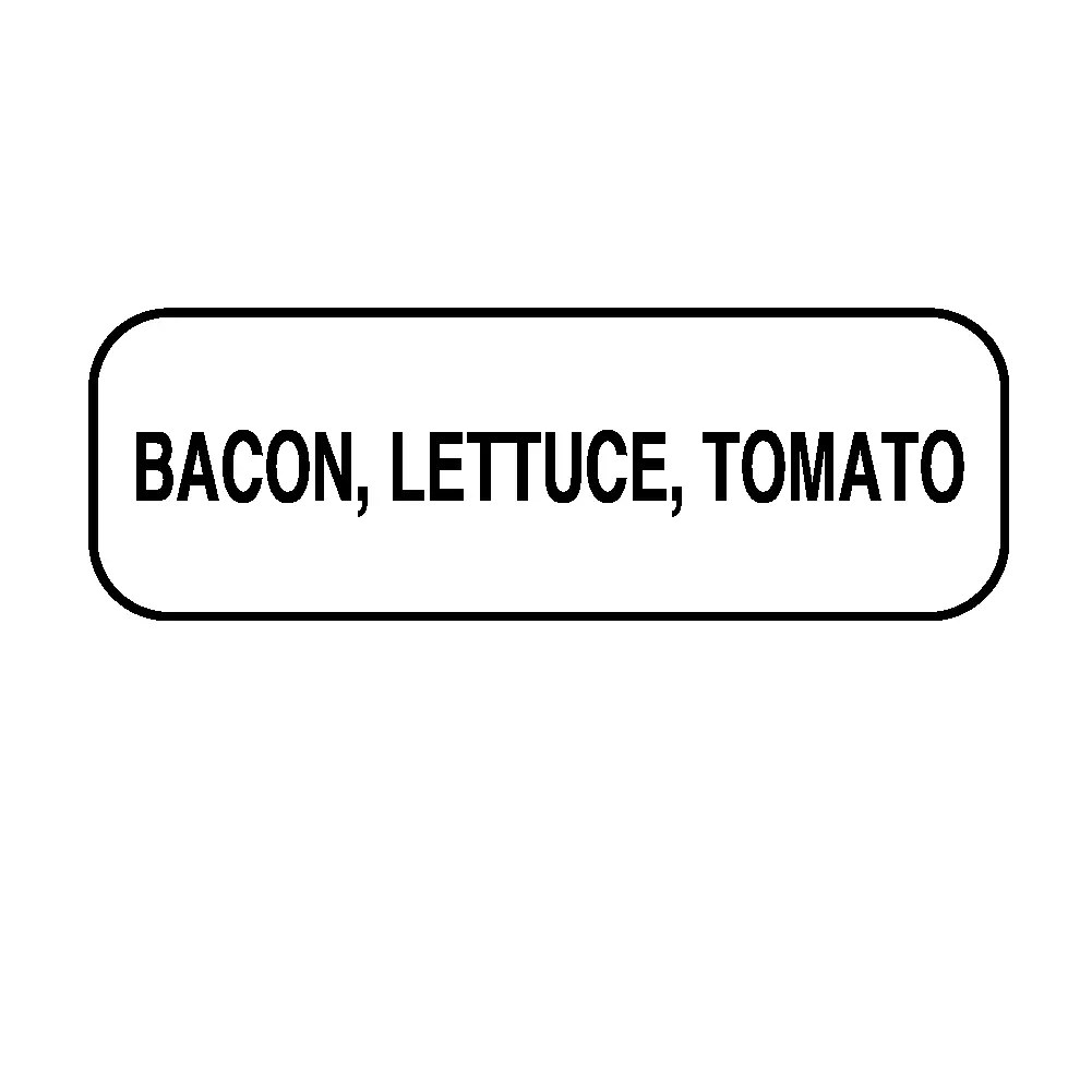 Bacon, Lettuce, Tomato – Nev's Ink, Inc.