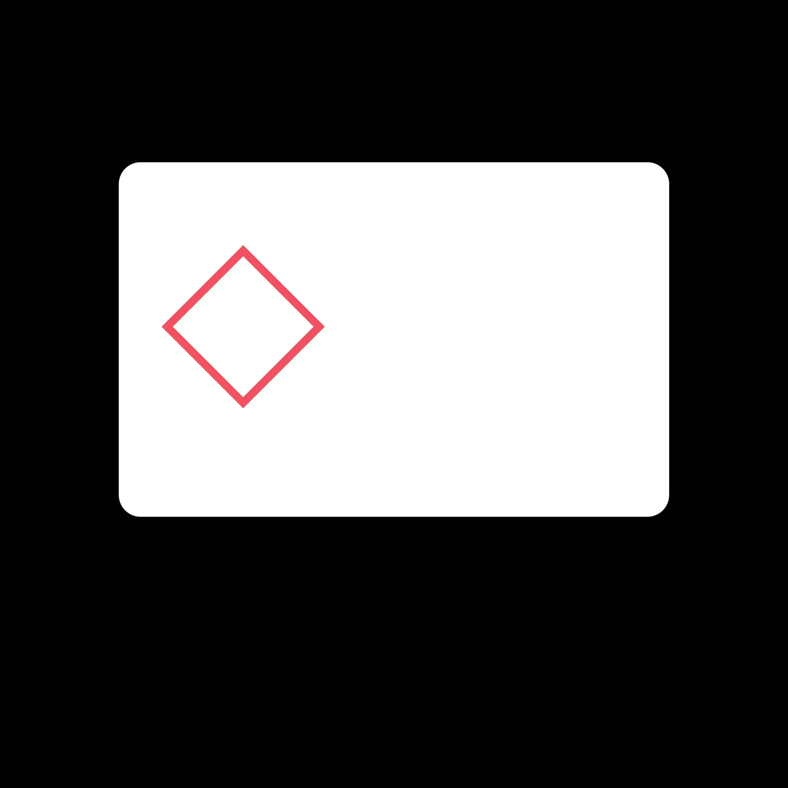 GHS Label, Blank w/1 Diamond – Nev's Ink, Inc.