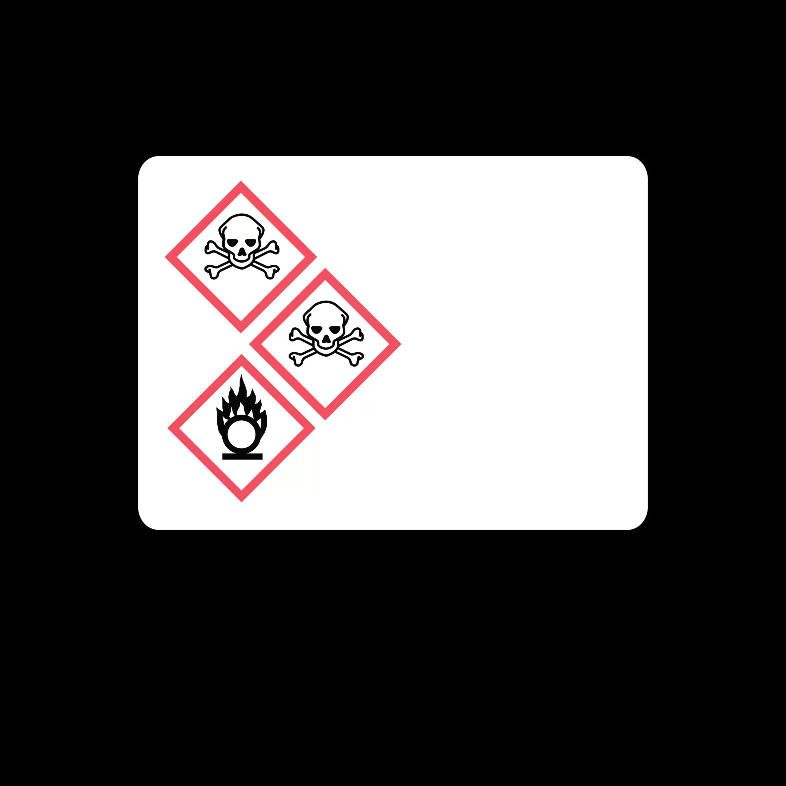 GHS Label, Personalized w/3 Diamonds – Nev's Ink, Inc.