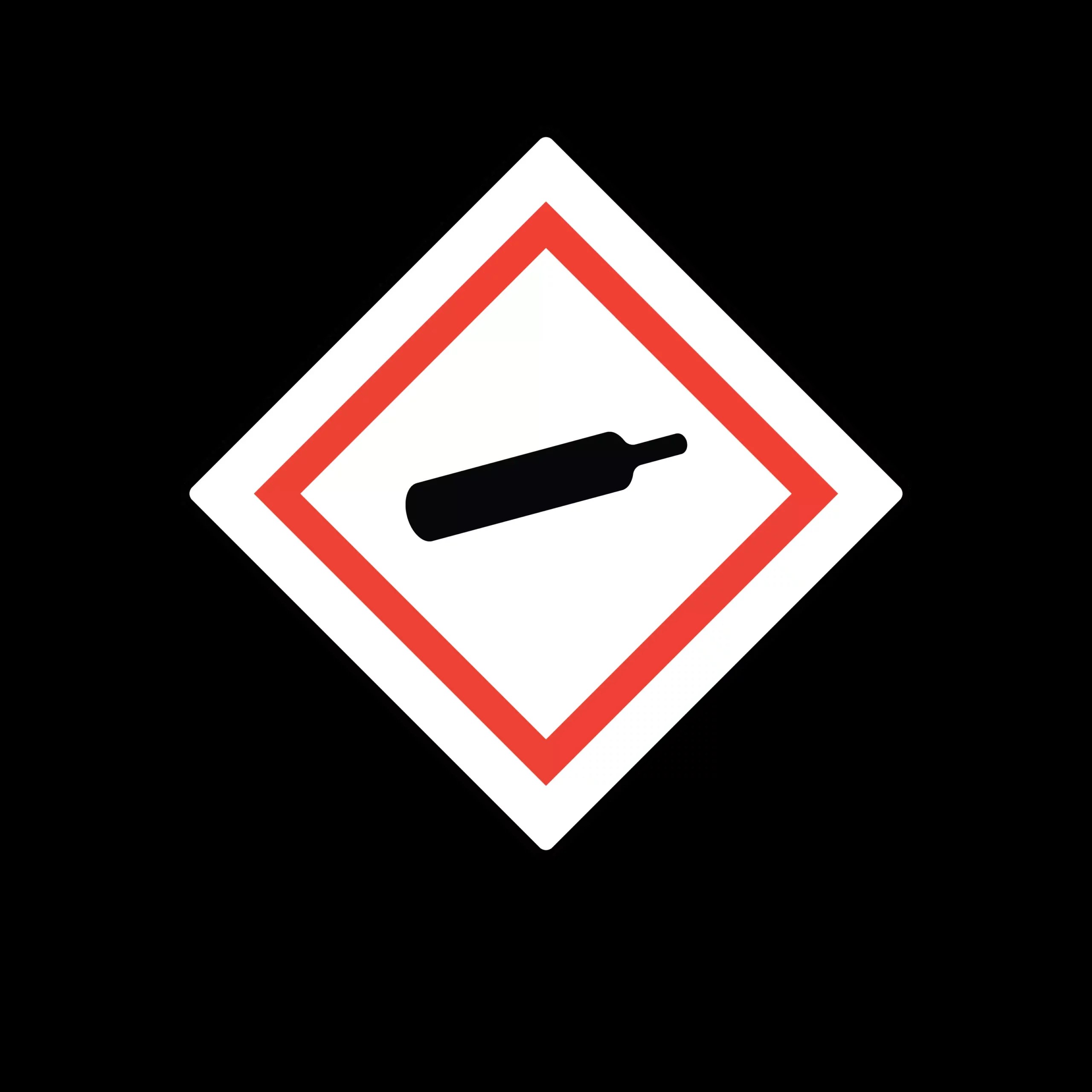 GHS Pictogram Label – Compressed Gas – Nev's Ink, Inc.