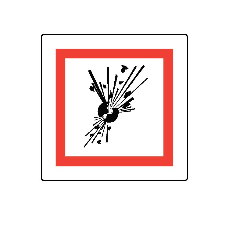 GHS Pictogram Label – Explosive – Nev's Ink, Inc.