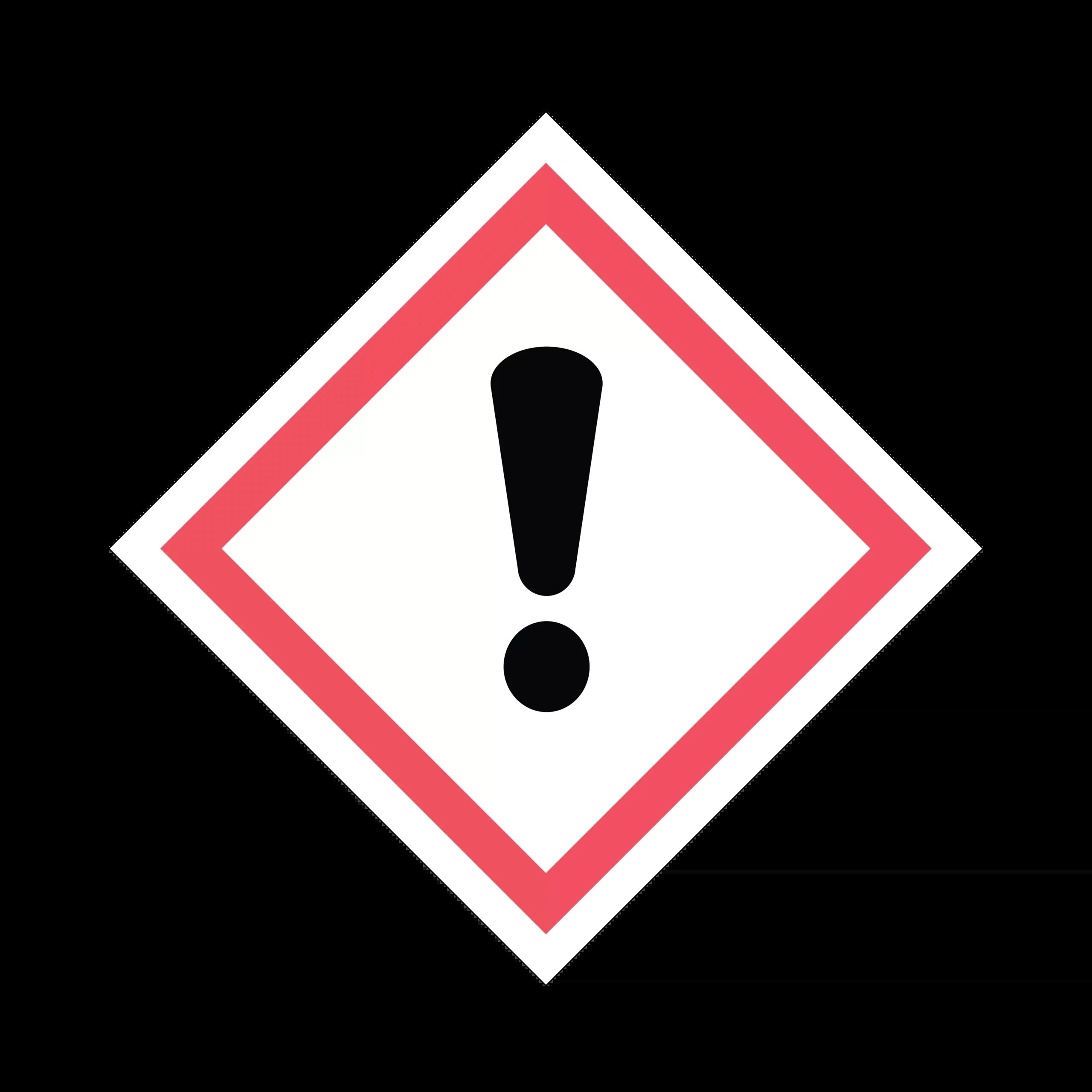 GHS Pictogram Label – Irritant w/Laminate – Nev's Ink, Inc.