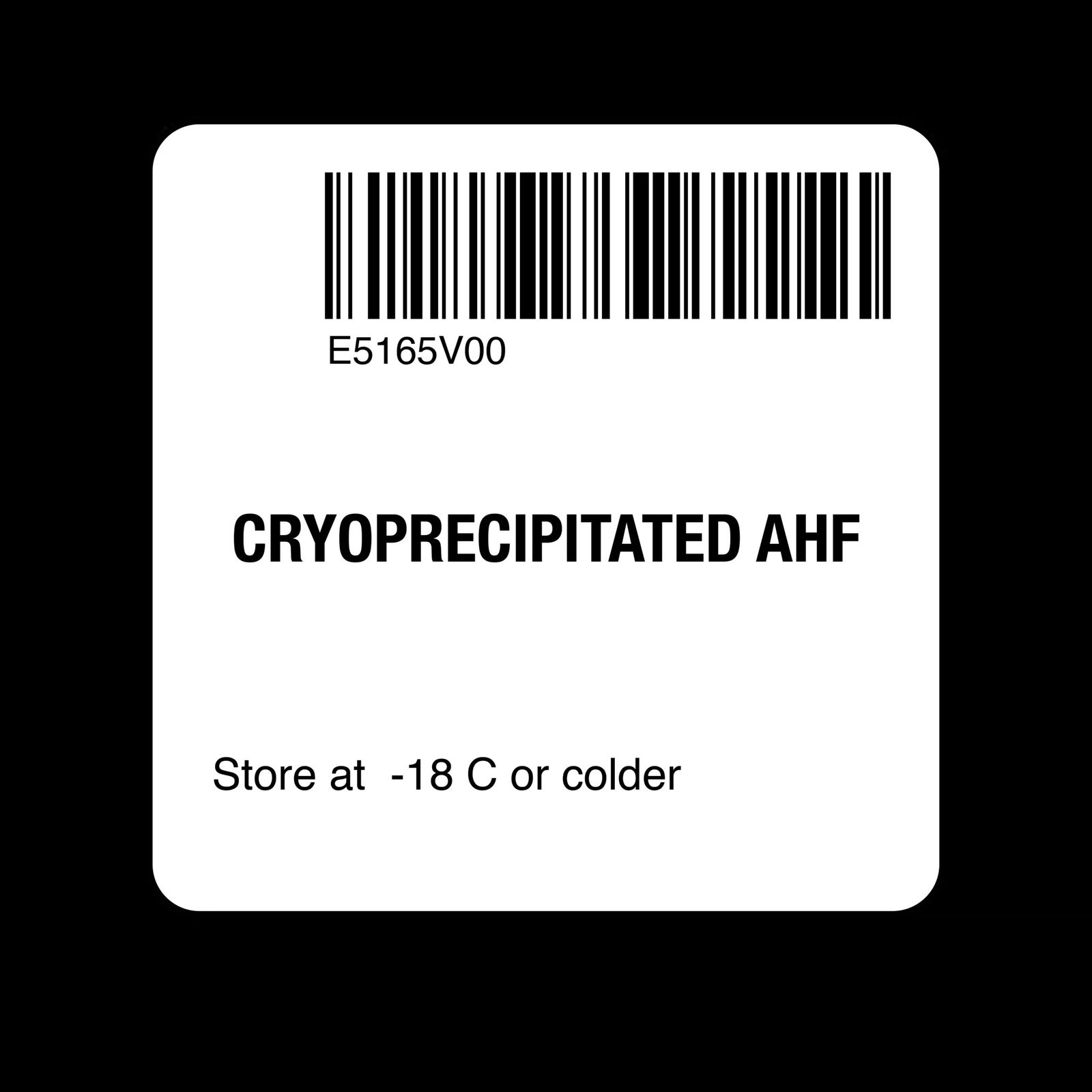 ISBT 128 Cryoprecipitated AHF – Nev's Ink, Inc.