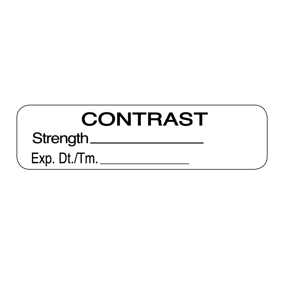 Label, Contrast Strength/Exp. Date/Time – Nev's Ink, Inc.