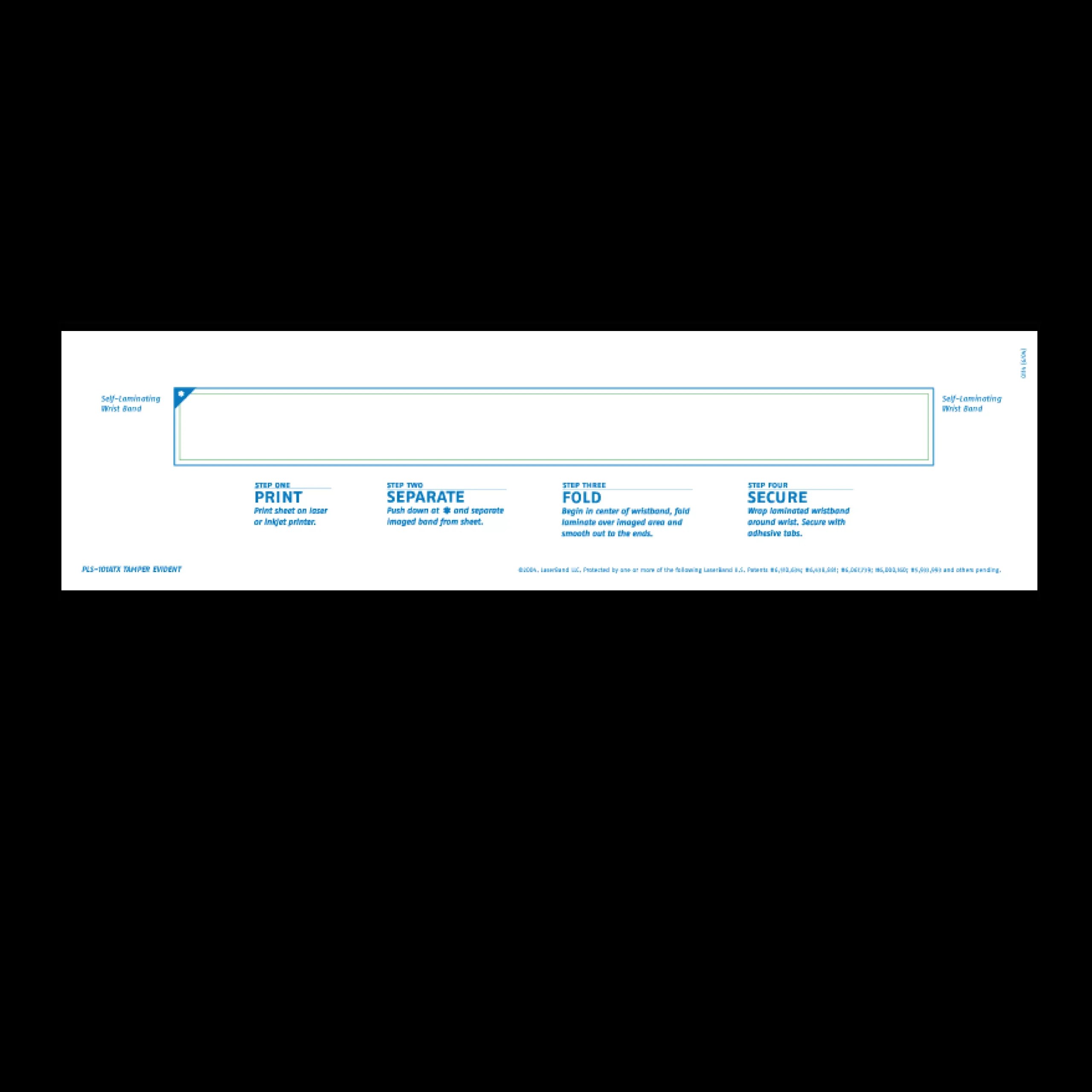 Laser Band – Adult Wristband – Nev's Ink, Inc.