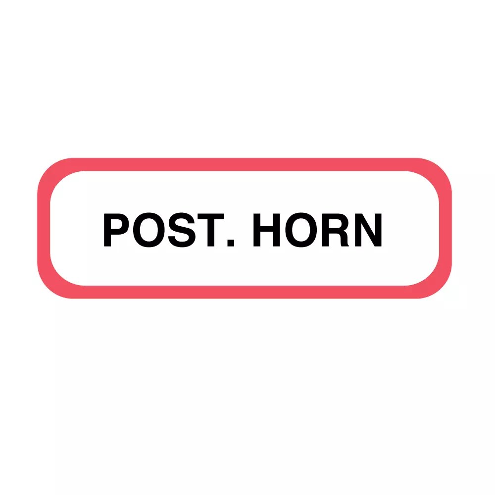 Position Labels – Post. Horn – Nev's Ink, Inc.