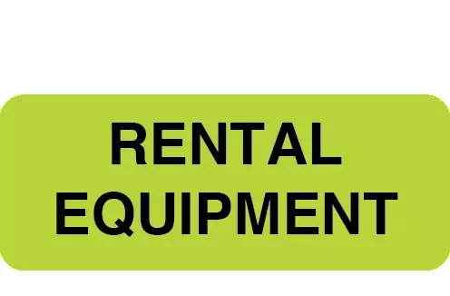 Rental Equipment – Nev's Ink, Inc.
