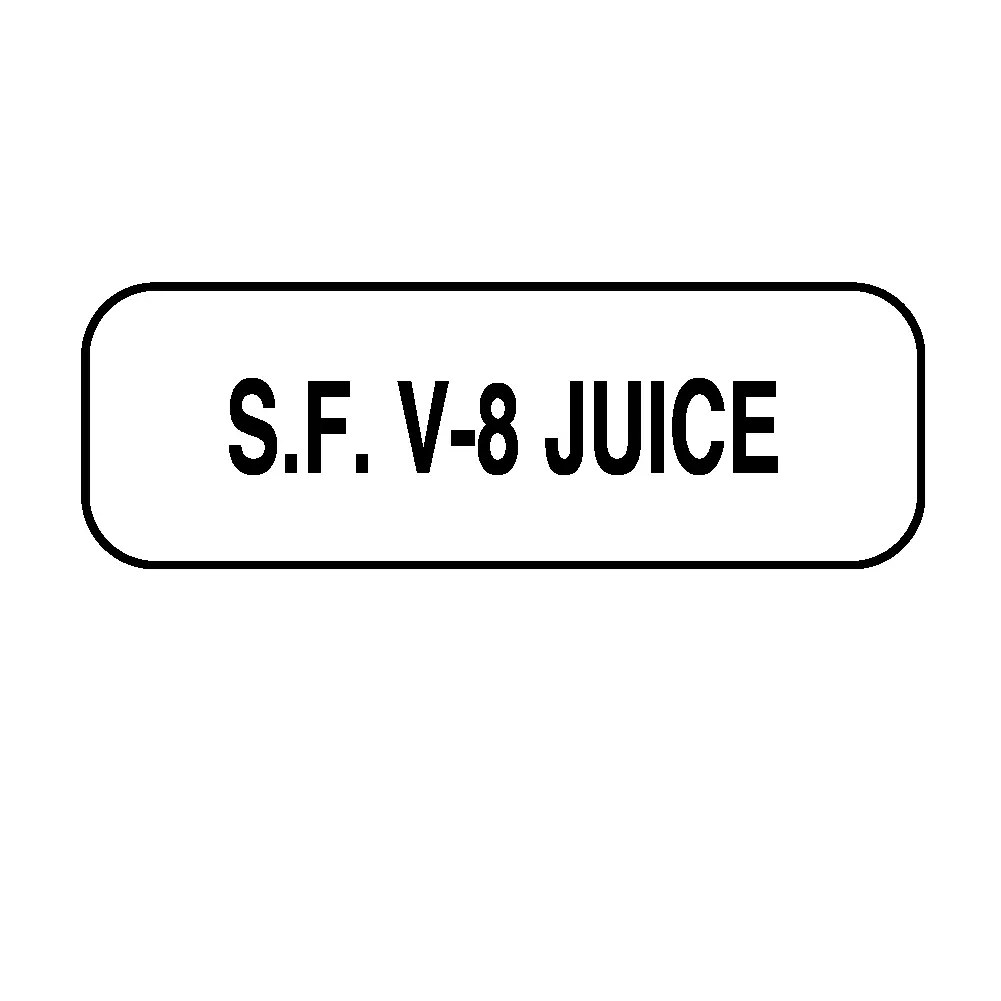 S.F. V-8 Juice – Nev's Ink, Inc.