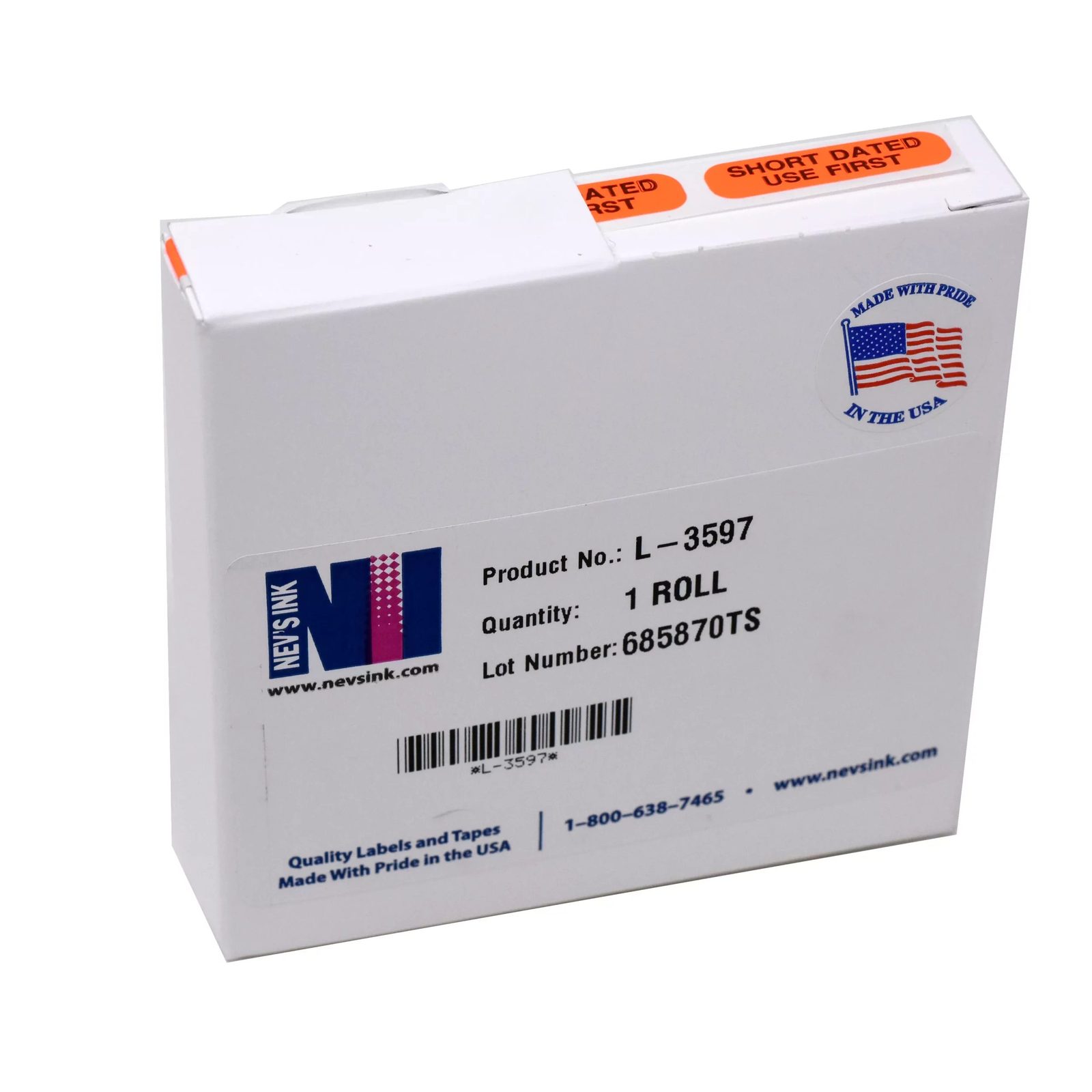 SHORT DATED USE FIRST – Nev's Ink, Inc.