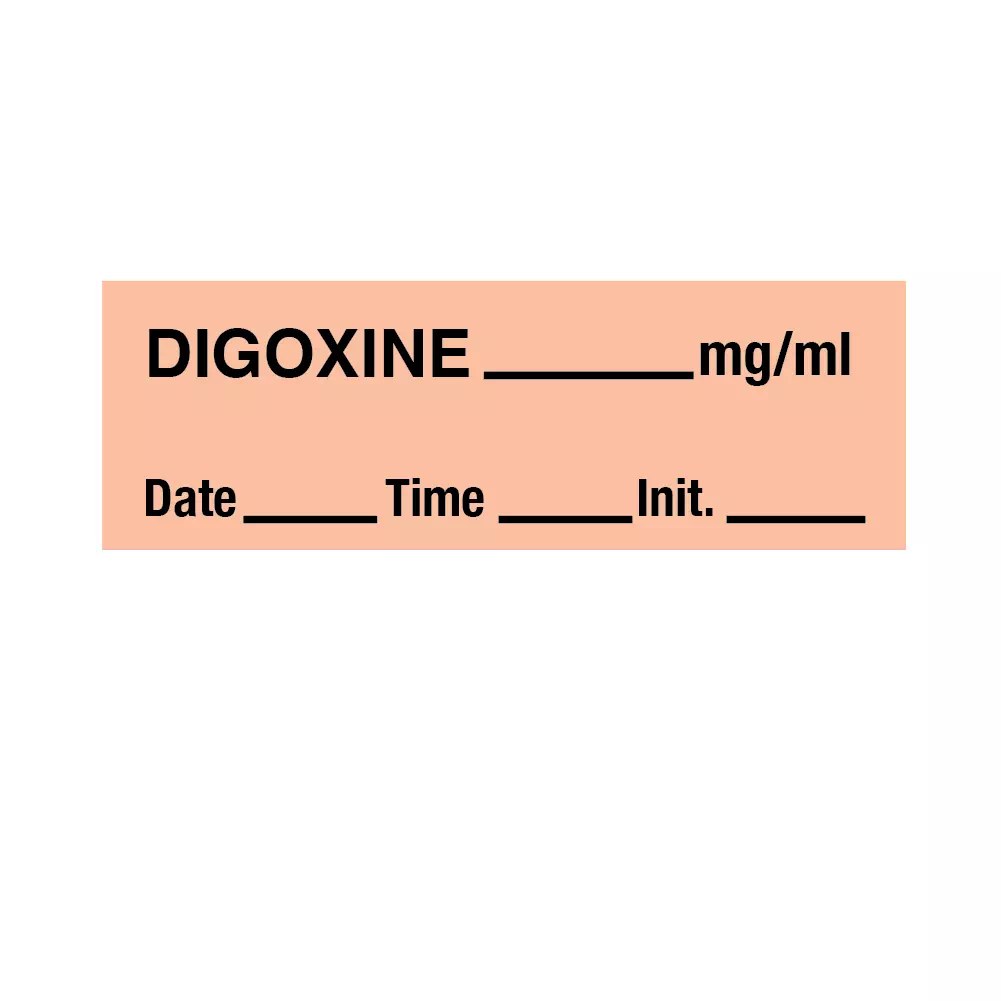 Tape, Digoxine – Nev's Ink, Inc.