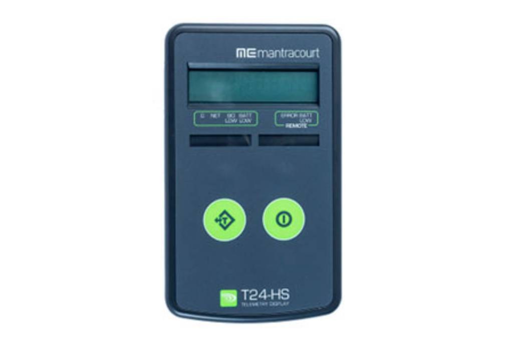 Load Cell Telemetry Systems - T24-HS Handheld Telemetry Display Unit - Novatech