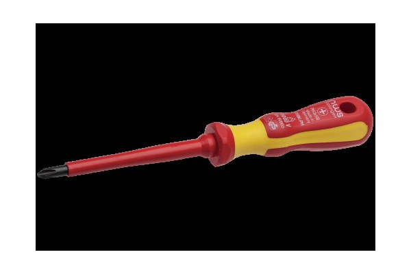 Screwdriver for cross-slotted screws PH VDE