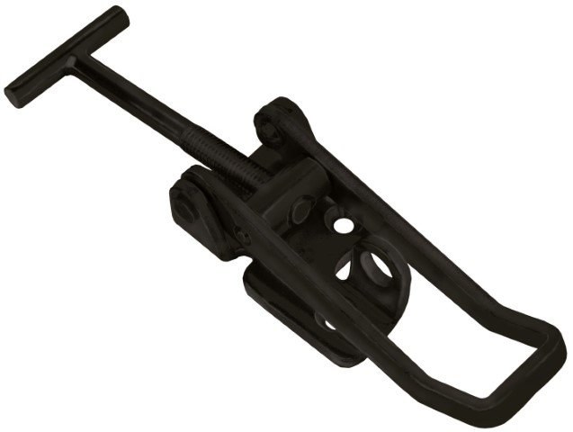Black color military latch Large size with T screw 703 TL/C