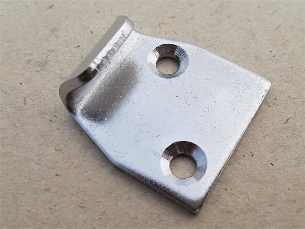 Catch plate 304 Stainless Steel with Countersunk holes 11 SS-3.