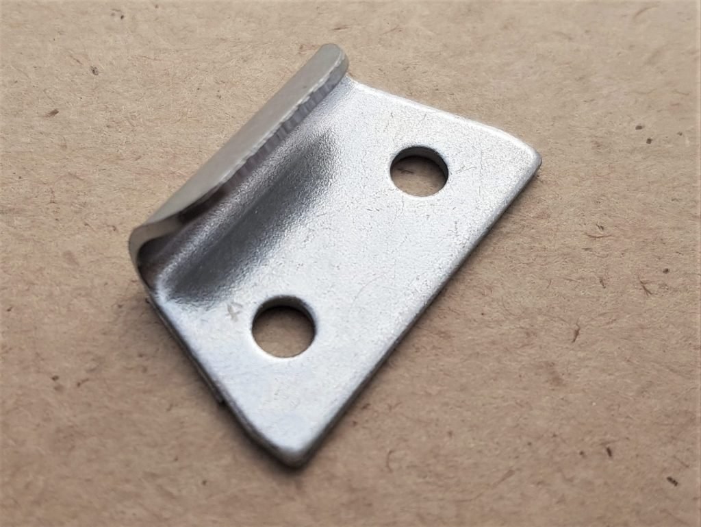 Catch plate Zinc plated Steel with Straight holes 6 G-2.