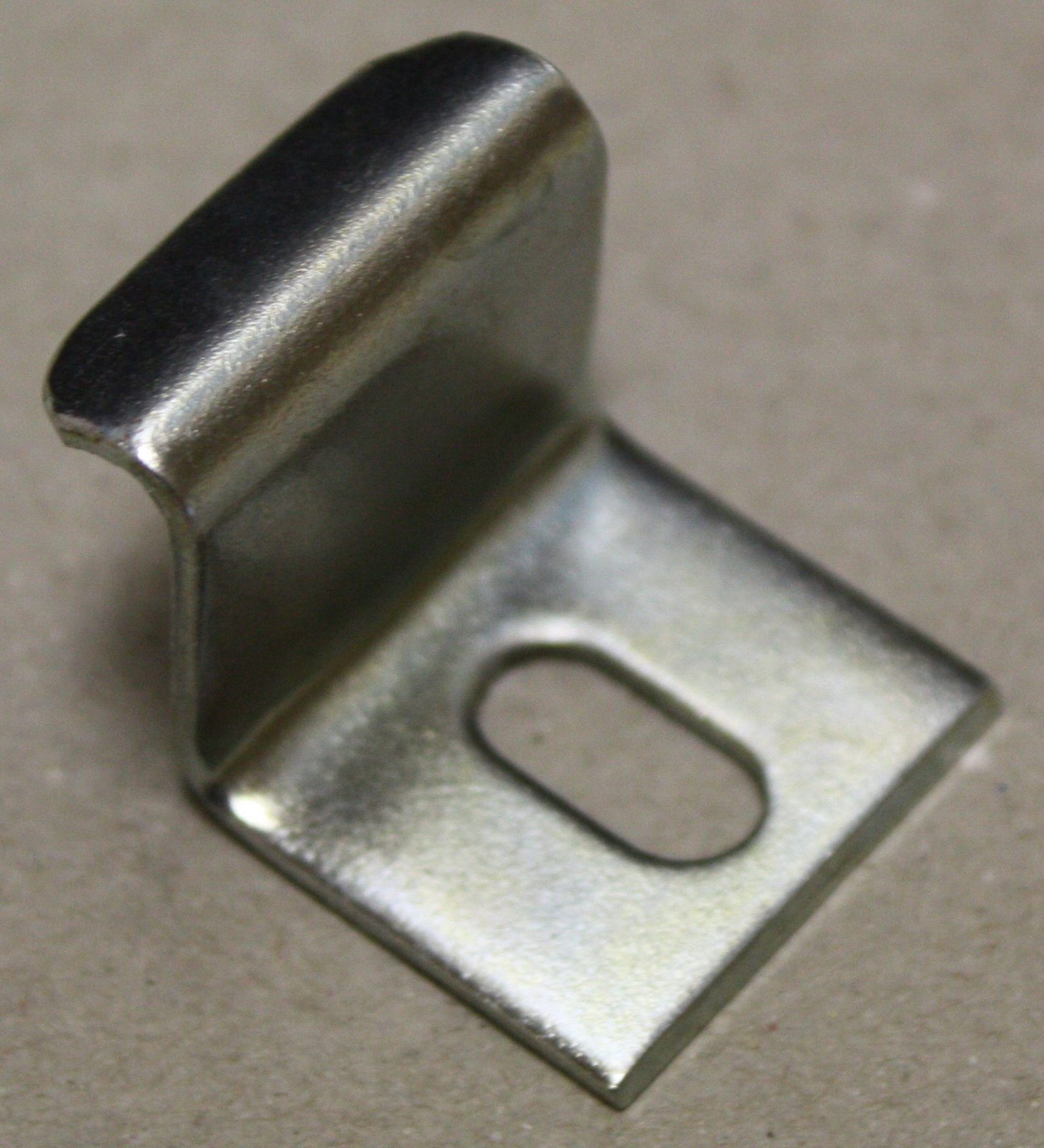 Catch plate Zinc plated Steel with Straight oval hole.