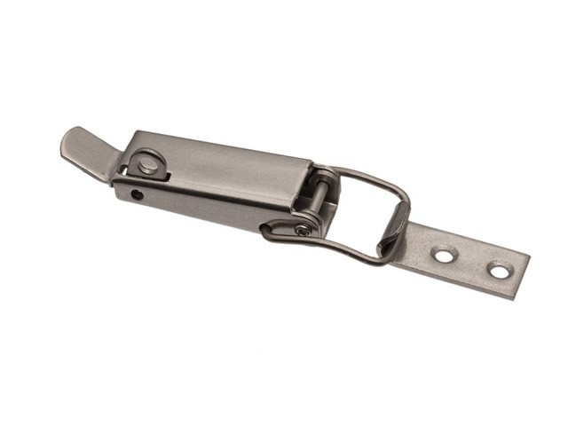 Draw latch Zinc plated Small Countersunk holes Padlocable