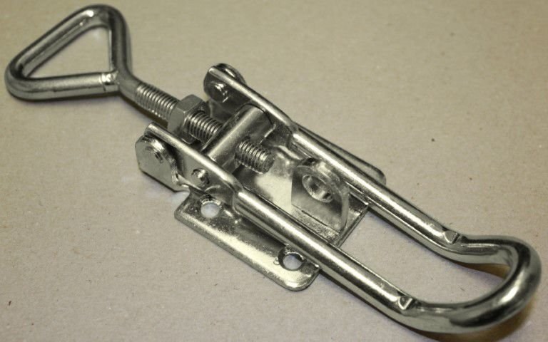 Extra large latch 304 Stainless Steel countersunk holes 123 SS-3