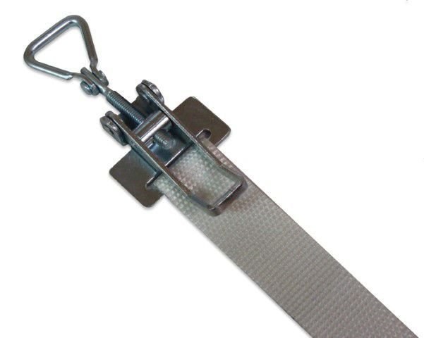 Latch Natural Steel Medium size 36 mm slot for band 702