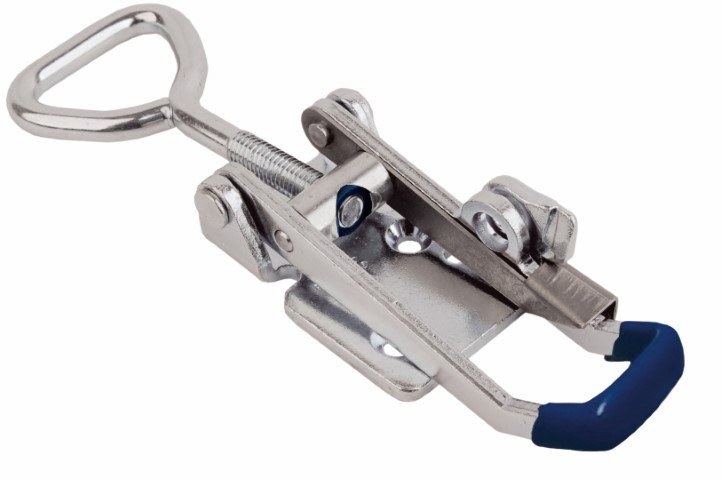 Latch Stainless Medium safety catch friction blue handle 702 L/C