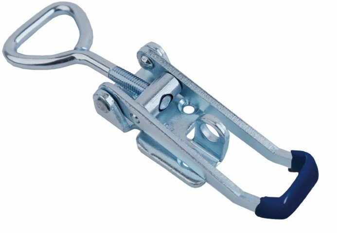 Latch Zinc plated Steel Large friction ring blue handle 703 L/C