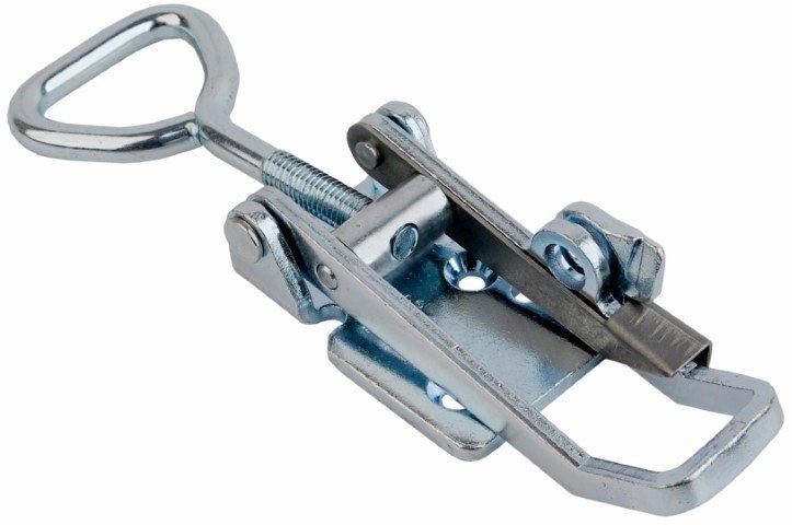 Over center latch Medium Zinc plated safety catch 702 L/C