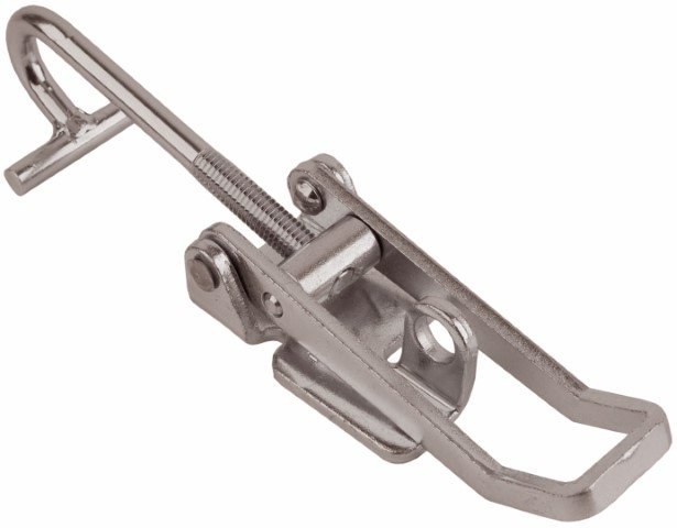 Over center latch Natural Steel Large for welding 703 BTL/A