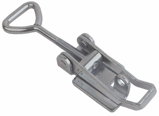 Over centre latch Medium Natural Steel for welding 702 L/A