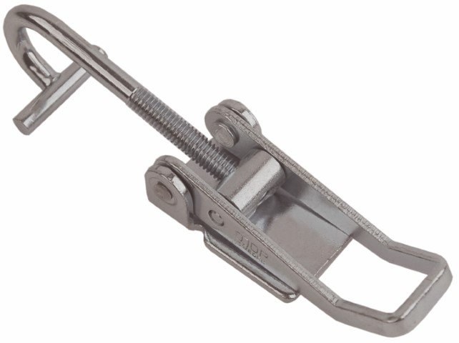 Pull-action latch Natural Steel Medium for welding 702 BTS/A