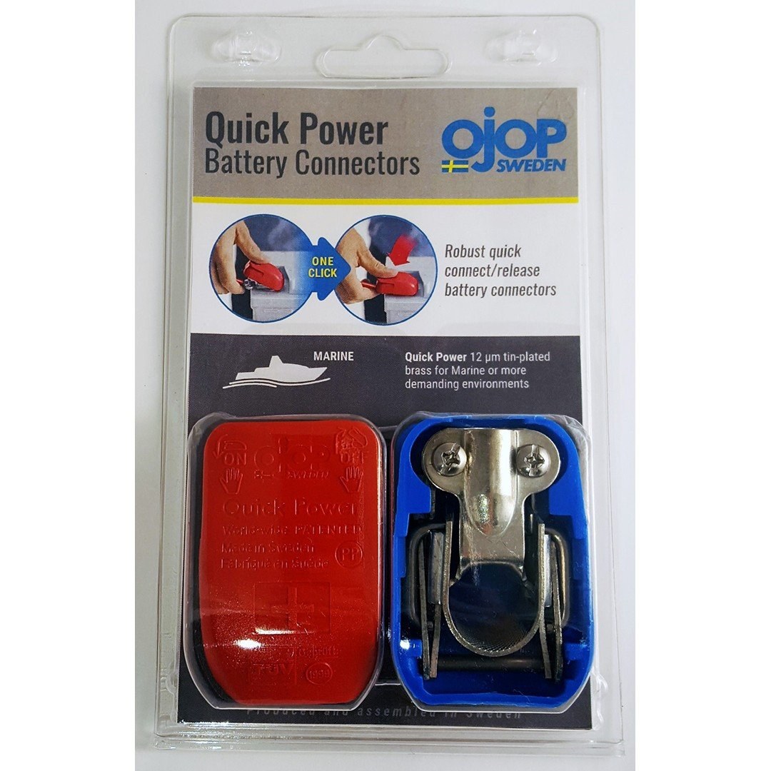 Quick release battery terminals set for Marine Red & Blue