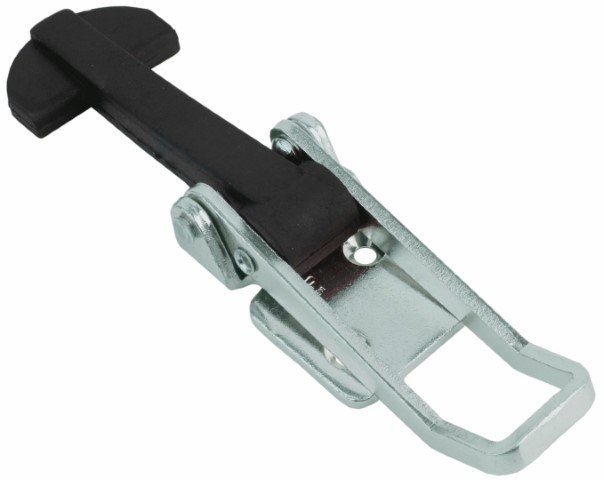 Rubber Toggle latch Zinc plated Steel and rubber Large 703 C
