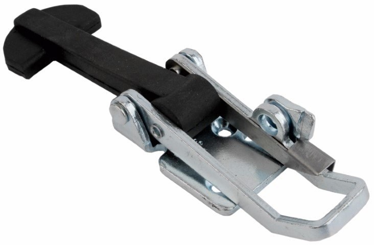 Rubber Toggle latch Zinc plated Steel Large safety catch 704 L/C