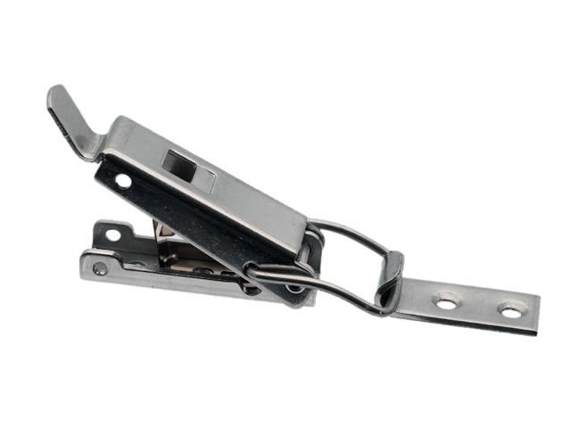 Stainless Draw latch Small Countersunk holes Safety catch