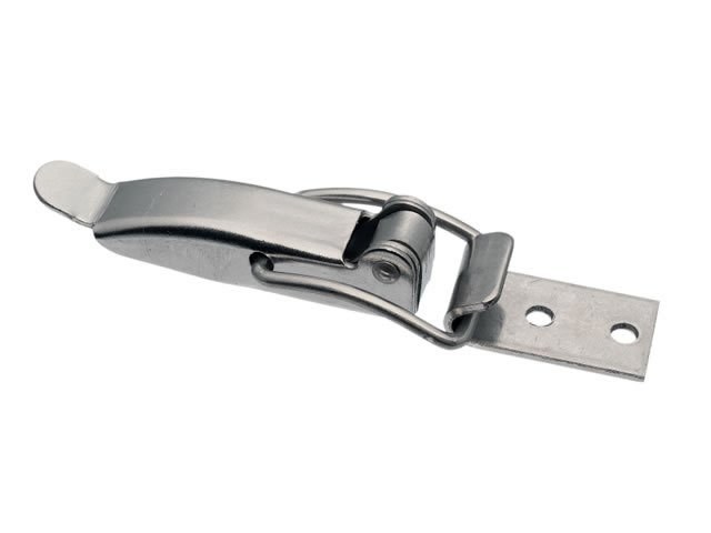 Stainless Over centre Draw latch Medium Straight holes