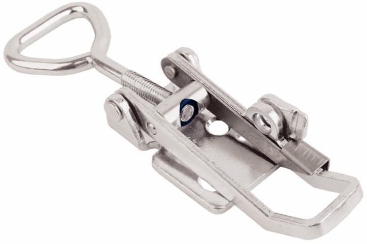 Stainless steel Over centre latch Large straight holes 703 L/B