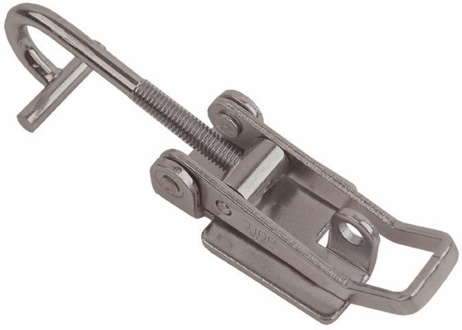 Toggle catch Natural Steel Medium size for welding 702 BTL/A