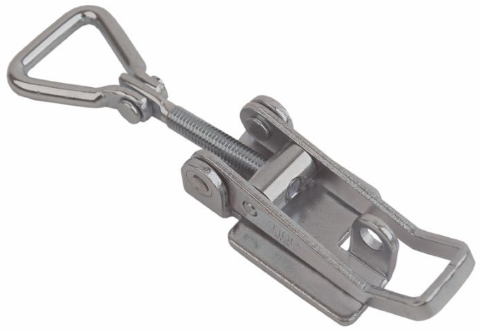 Toggle latch hinged Medium Natural Steel for welding 702 L/A