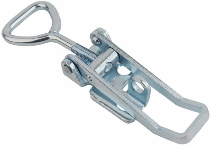 Toggle latch Large size Zinc plated Steel straight holes 703 L/B
