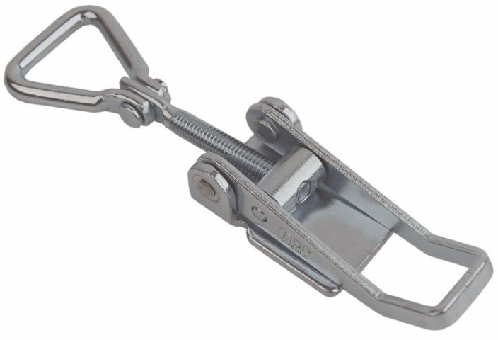 Toggle latch Medium size Natural Steel for welding 702 S/A